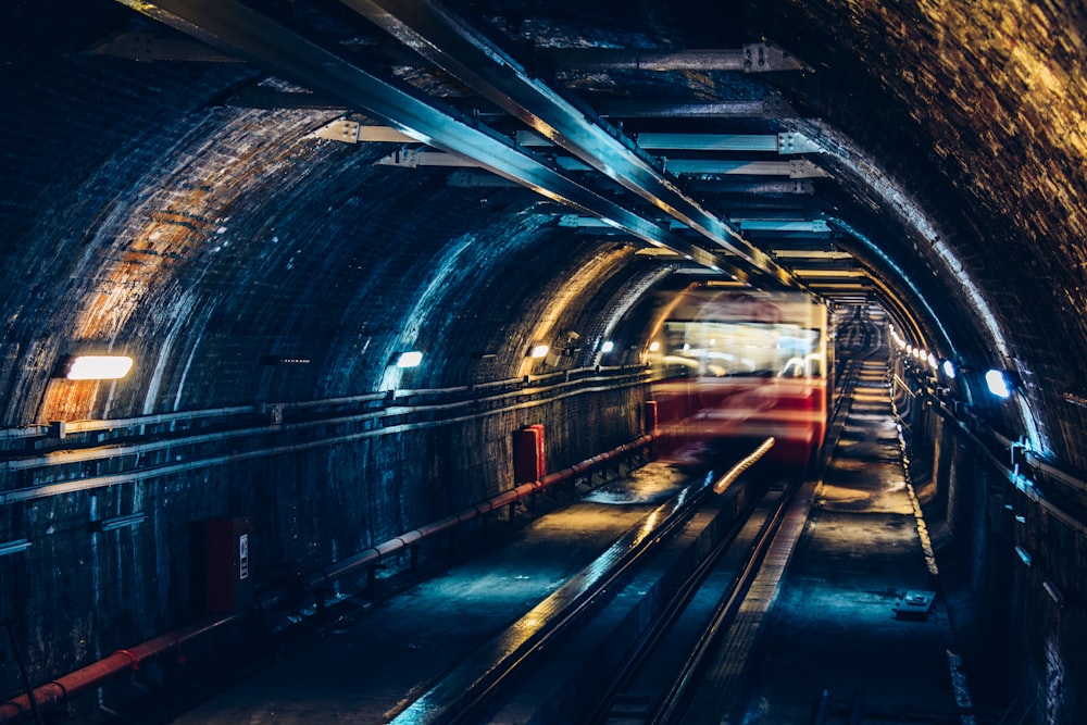 time lapse photography of cars on road during night time