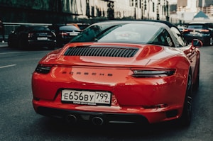 2023 Red Sedan