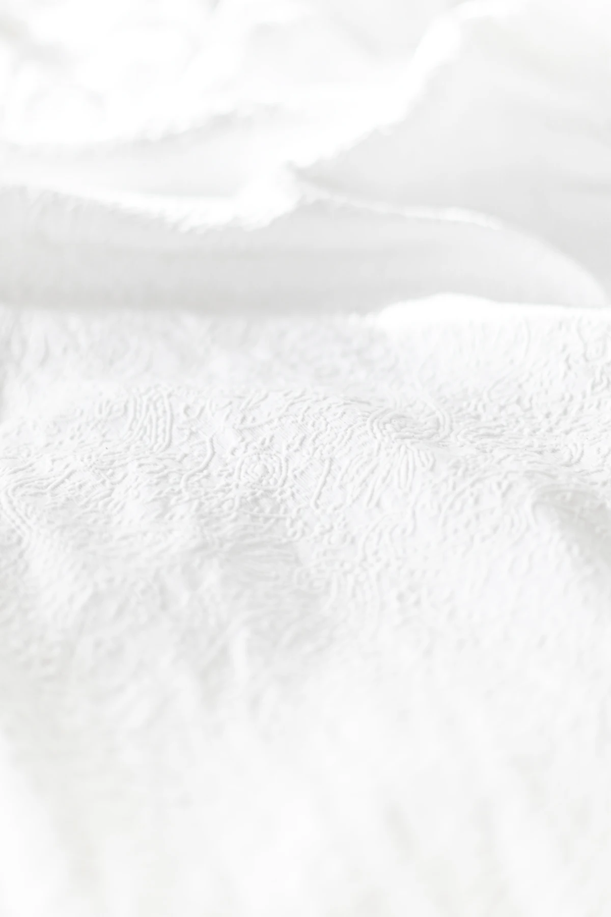 Close-up of the towel weave