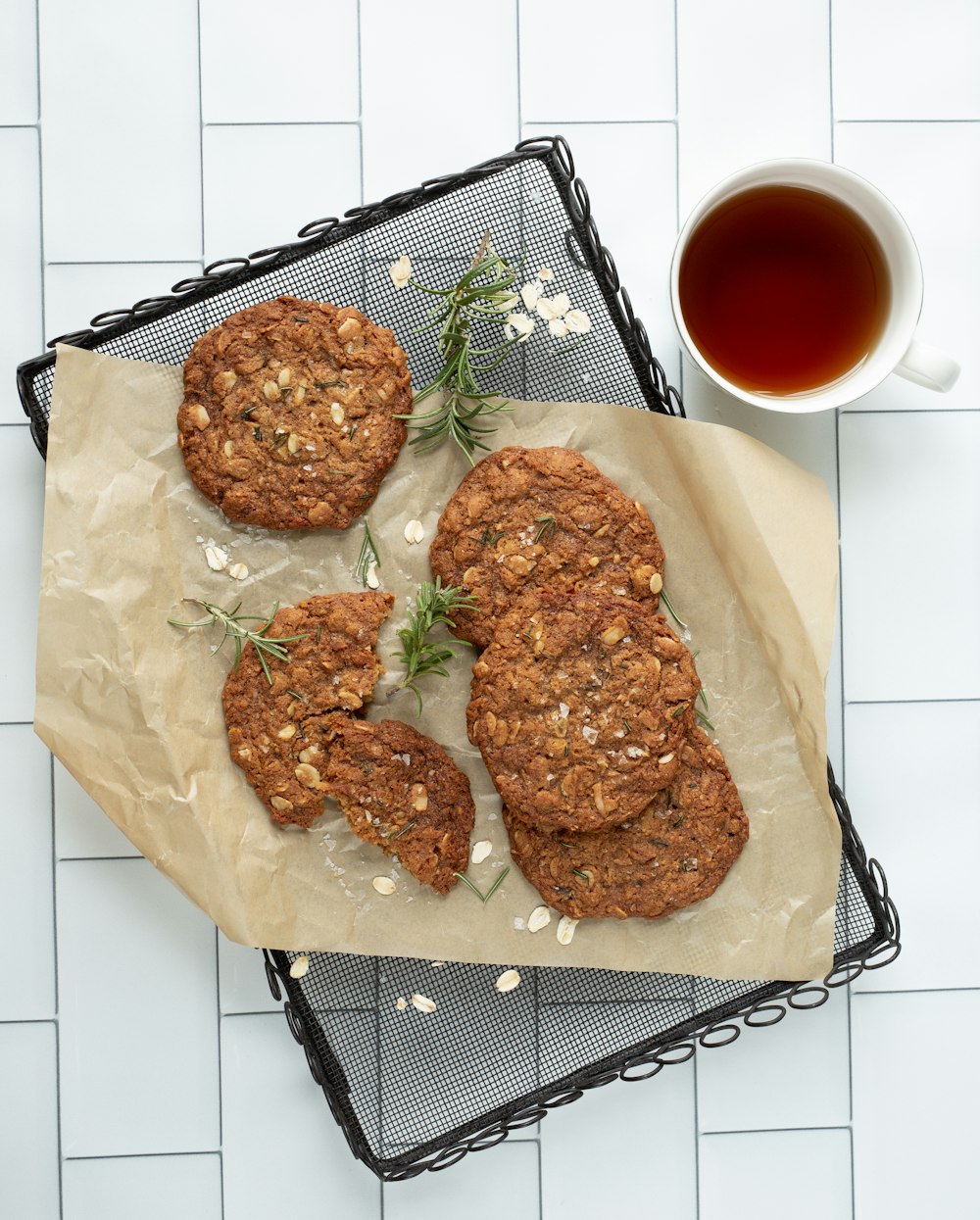 fried food on white plastic pack