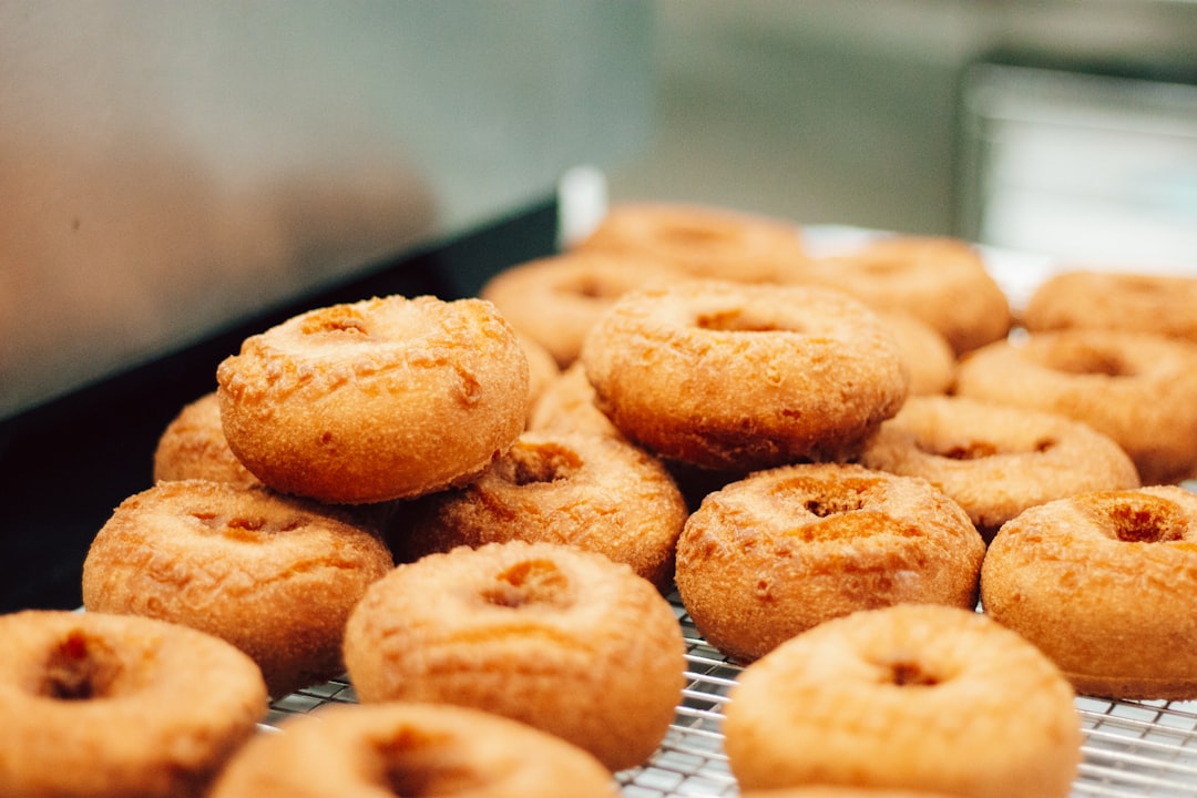 brown cookies on white paper plate