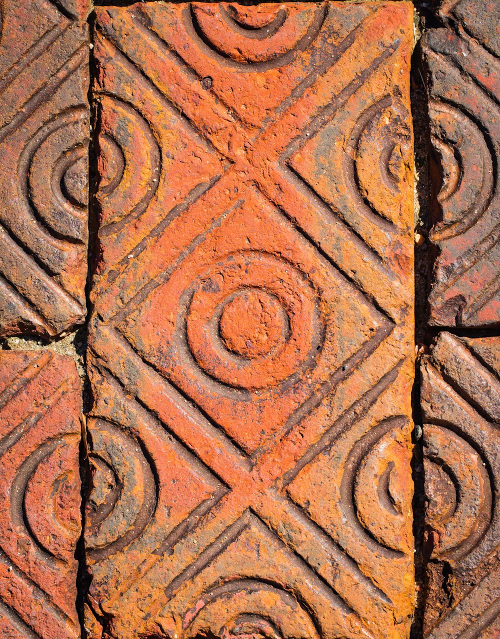 brown and black concrete brick