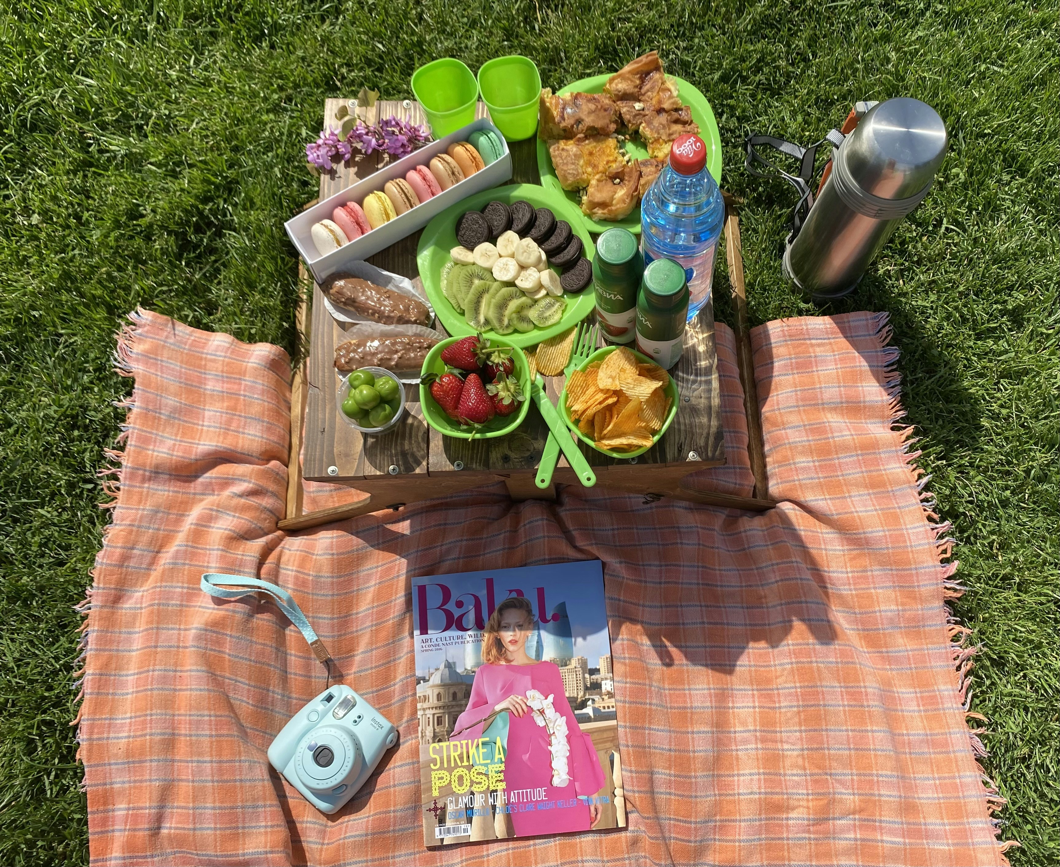 Delicious picnic spread