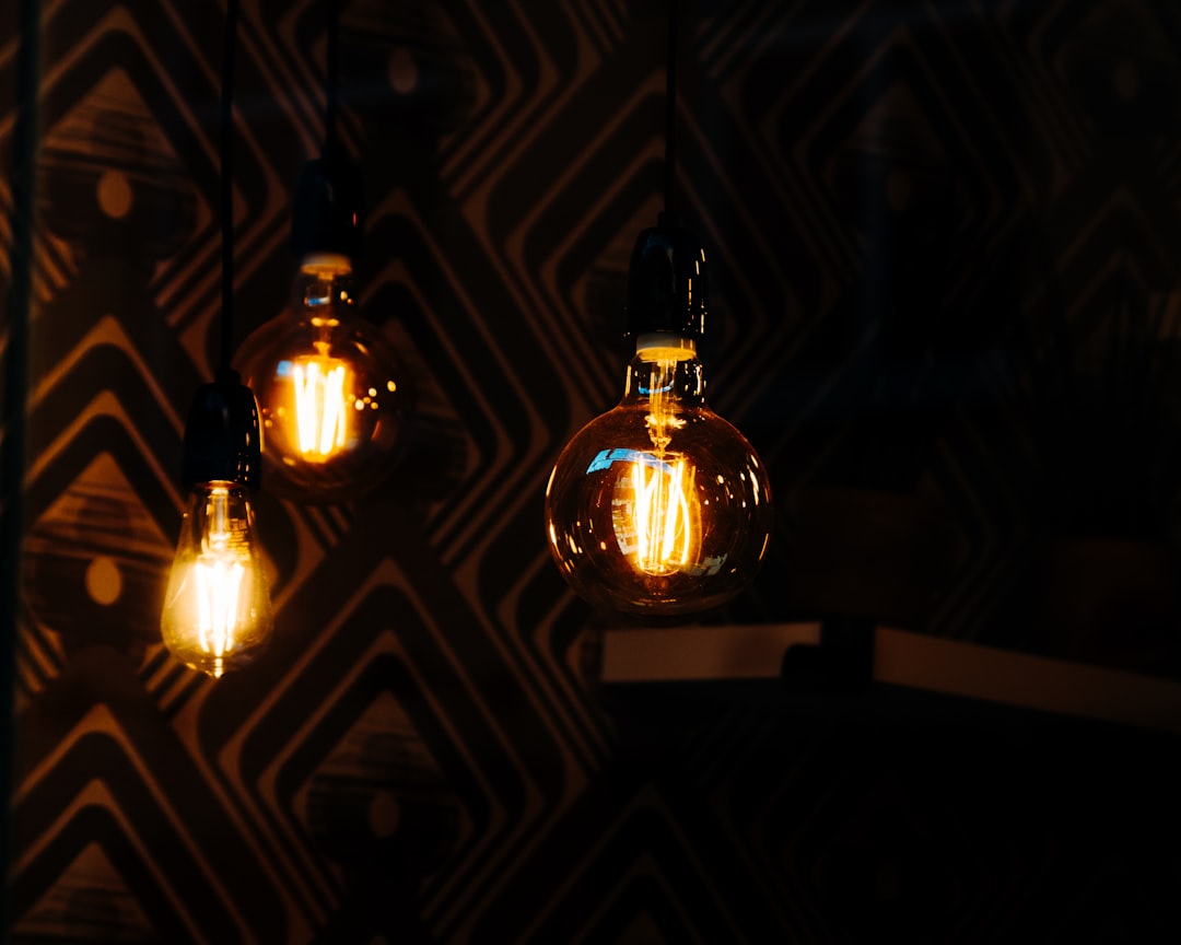 gold and silver pendant lamps