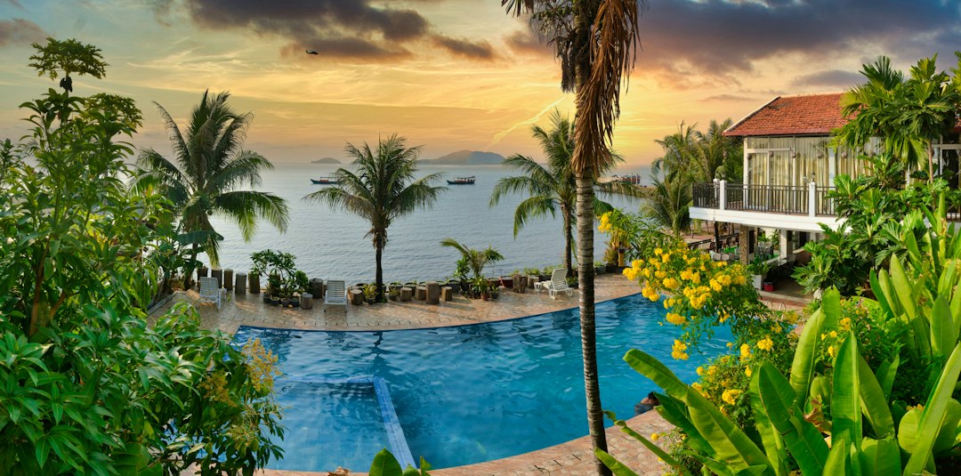 beach resort pool