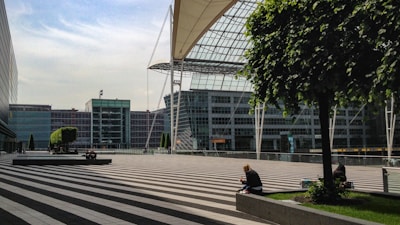 Urban design project showcasing a public plaza with natural materials and inviting seating.