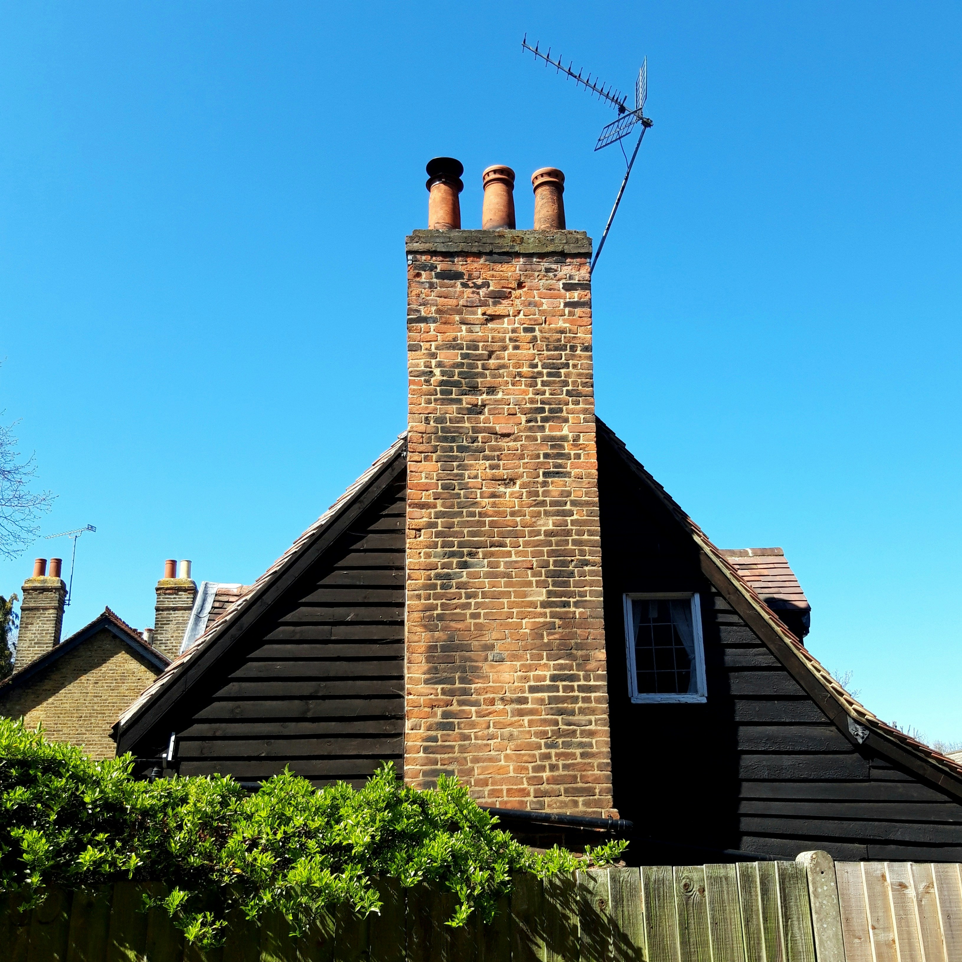 Old cottage on the Green in Chingford, London