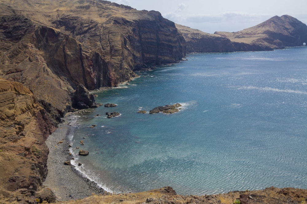 aerial view of beach during daytime