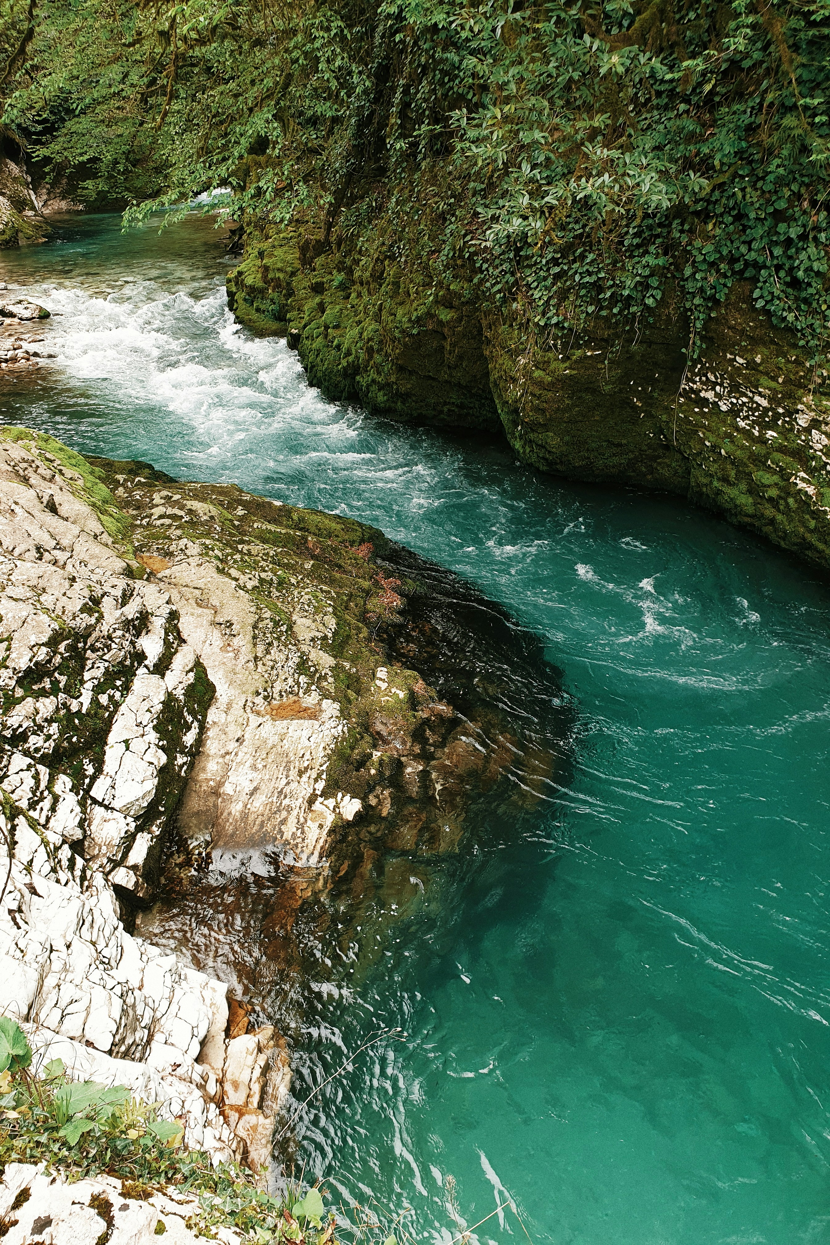 Montagna rocciosa marrone accanto allo specchio d'acqua durante il giorno