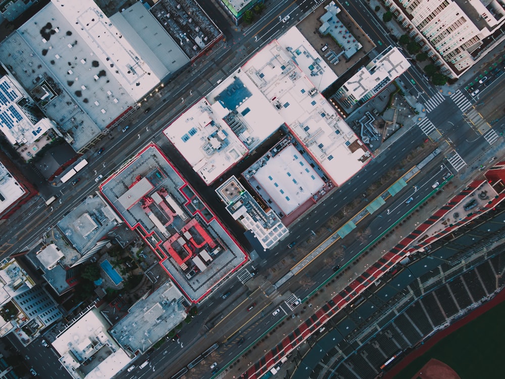 aerial view of city buildings during daytime