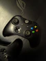 black xbox one game controller