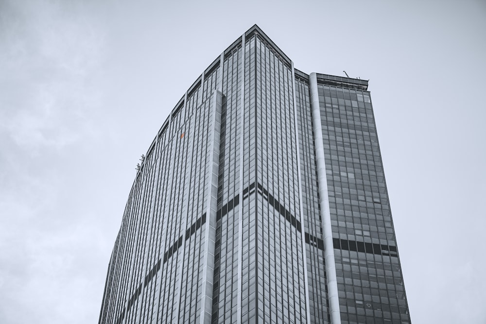 low angle photography of high rise building