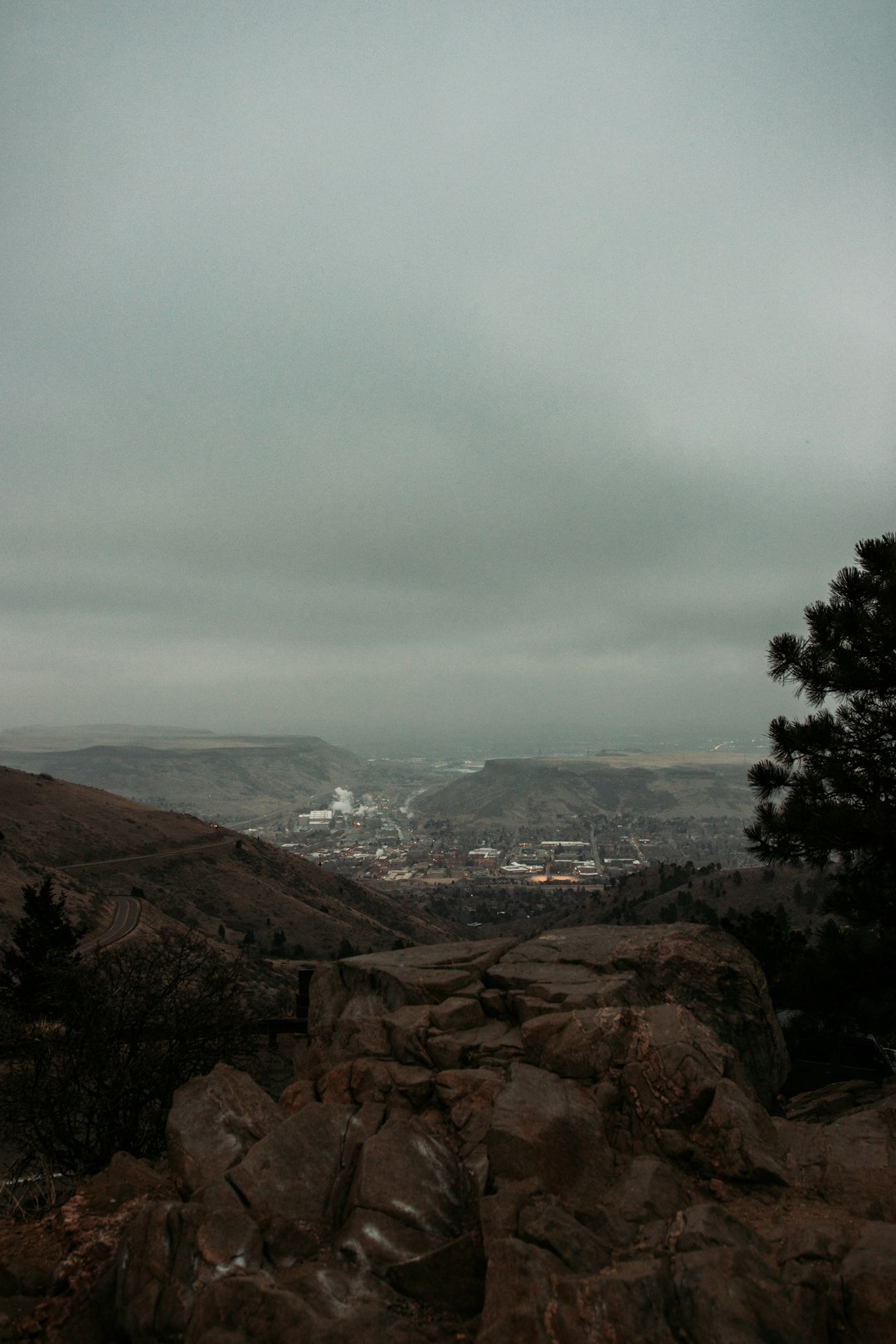 green trees on brown mountain during daytime