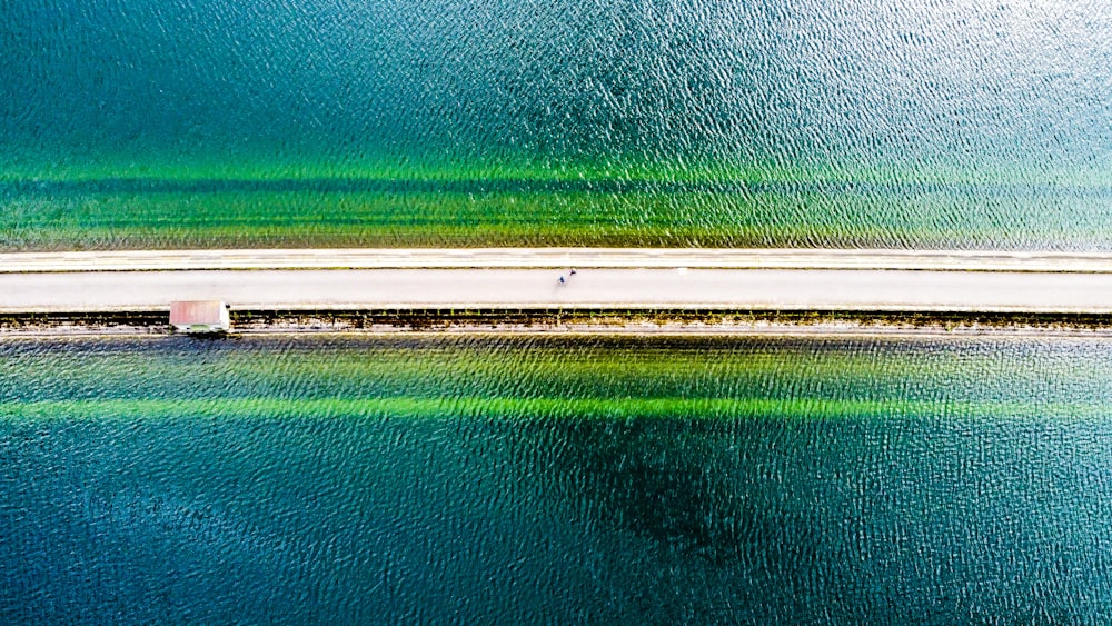 green body of water during daytime