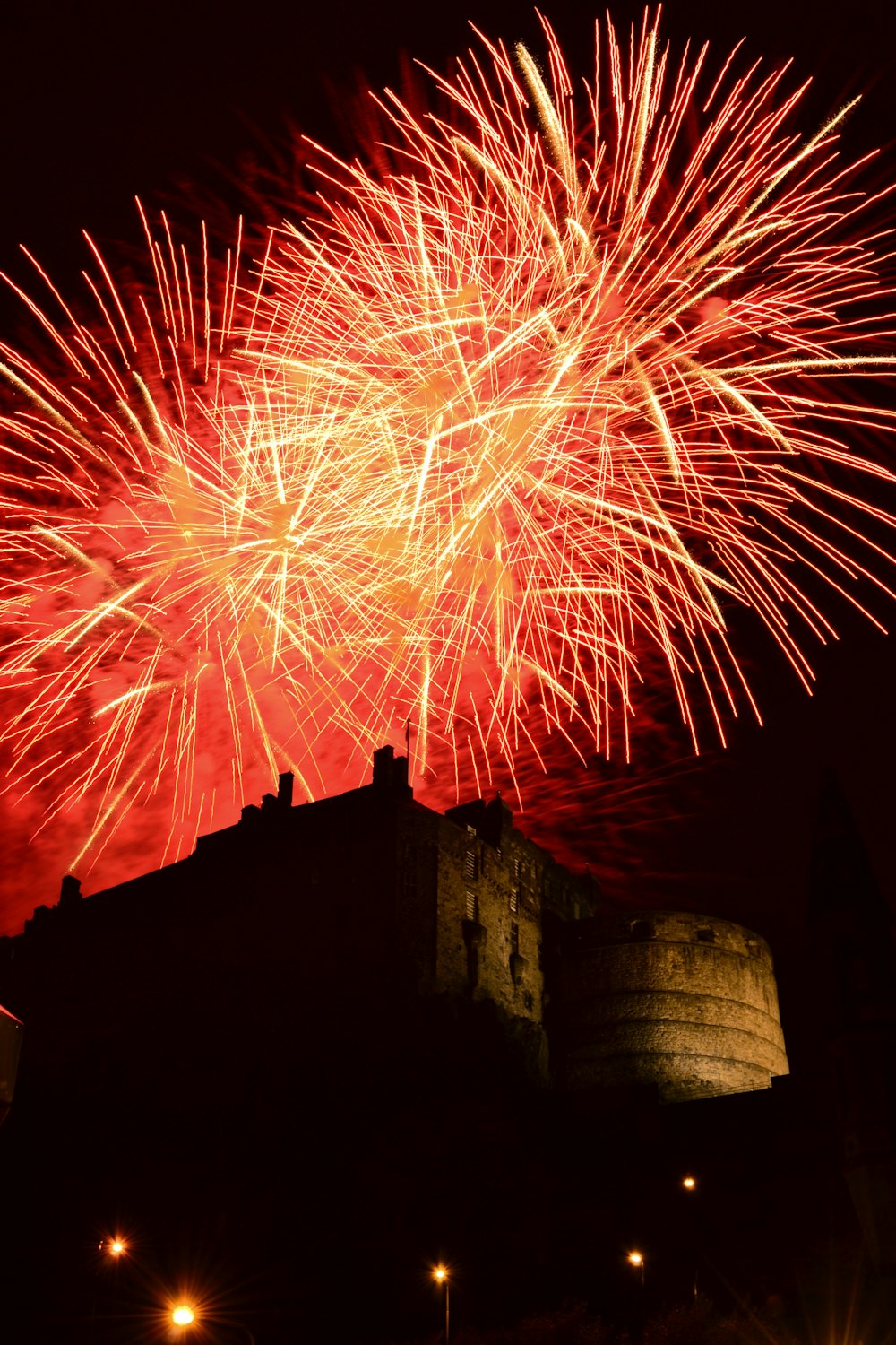 fireworks display during night time