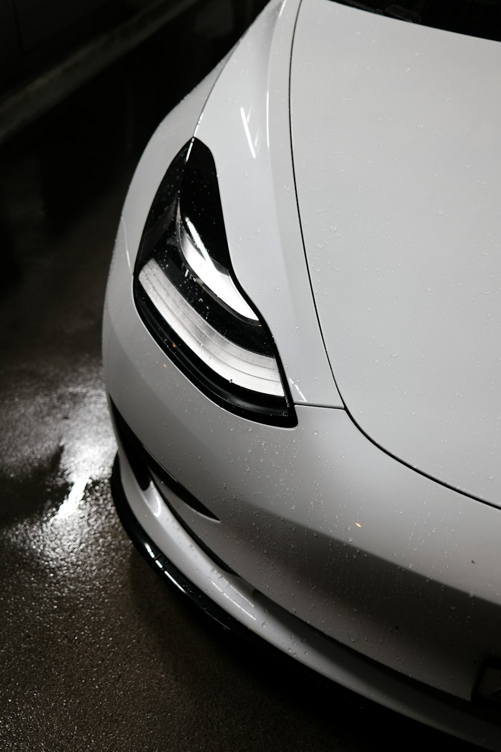 white and black car in grayscale photography