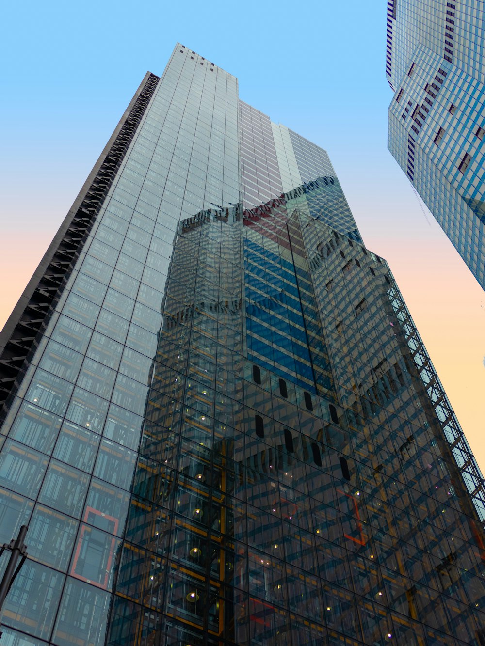 low angle photography of high rise building