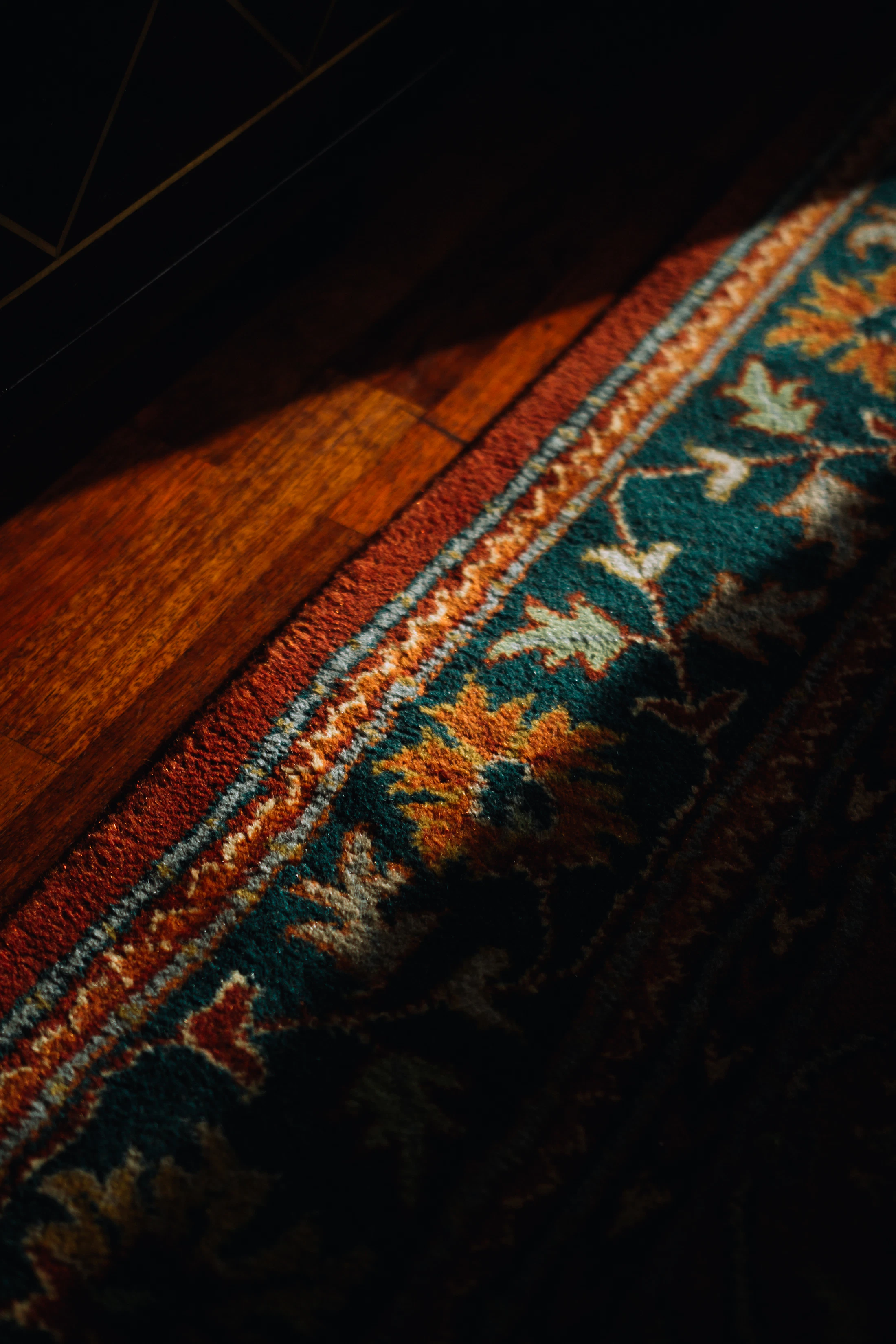 Luxury patterned carpet