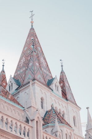 brown and white concrete church