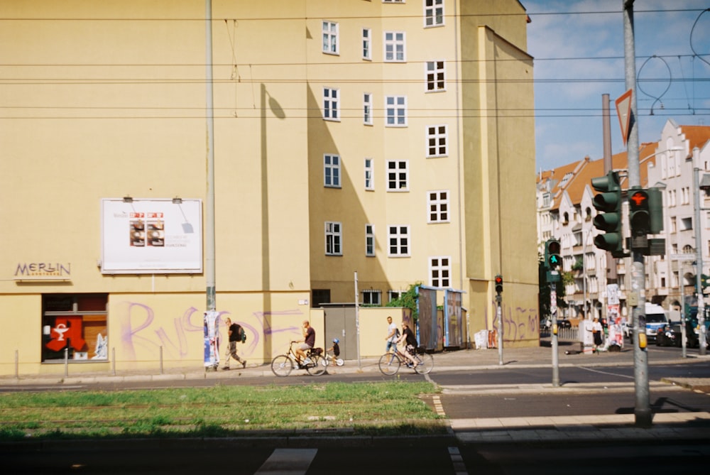 yellow concrete building during daytime