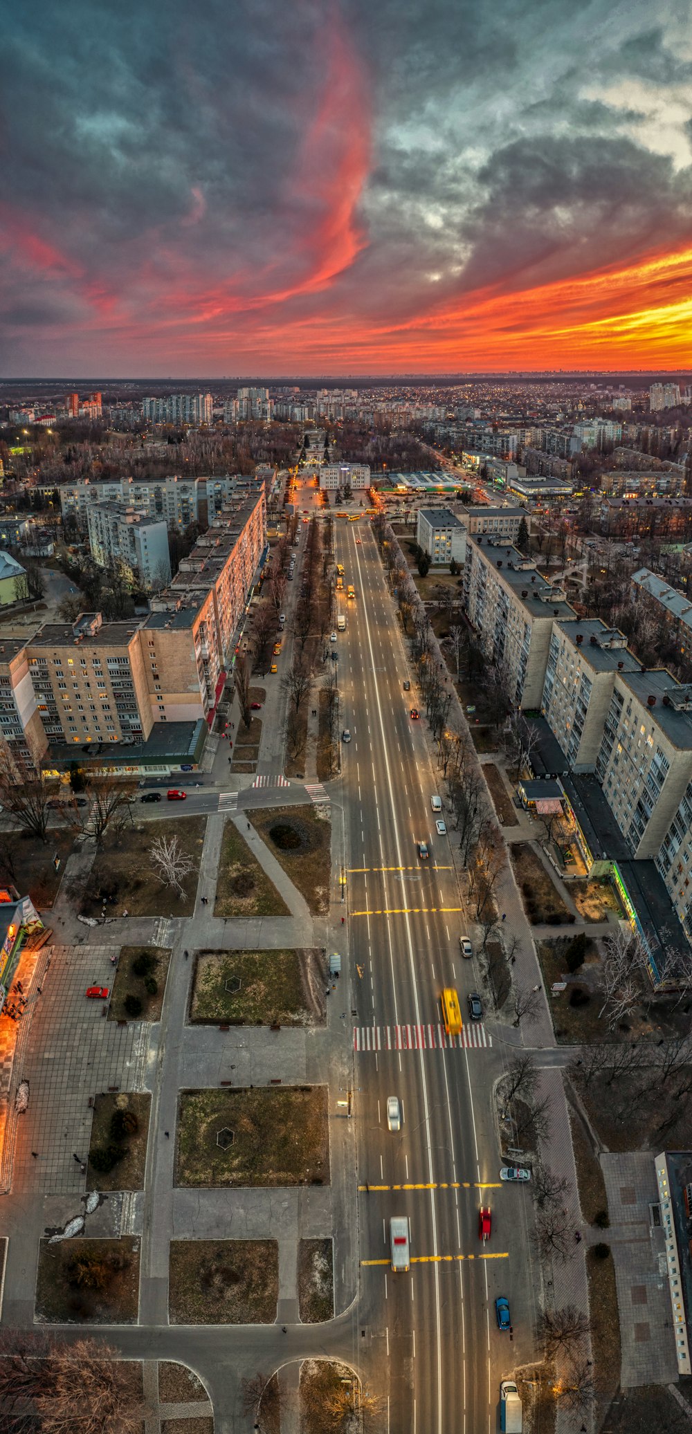 aerial view of city buildings during daytime