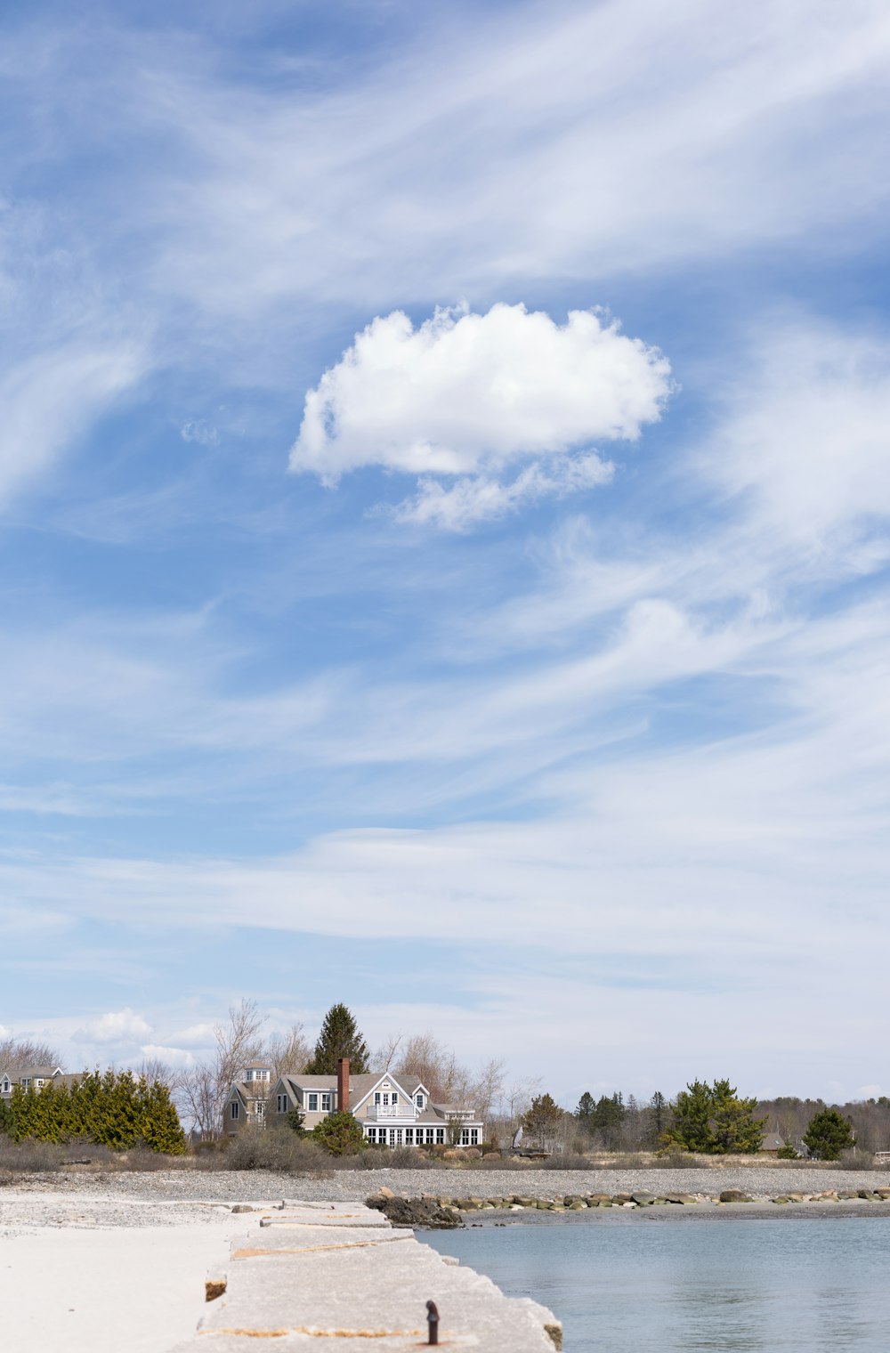 árvores verdes sob o céu azul e nuvens brancas durante o dia