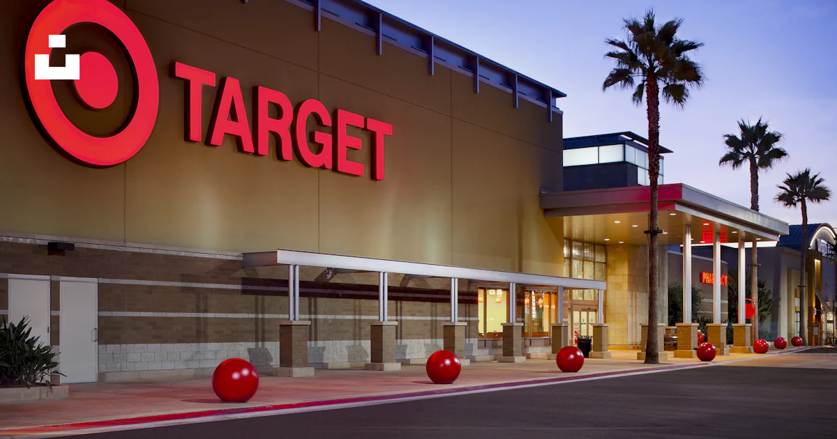 Target Store Exterior At Dusk With Palm Trees Photo Free Building Target Store Exterior At Dusk With Palm Trees Photo Free Building