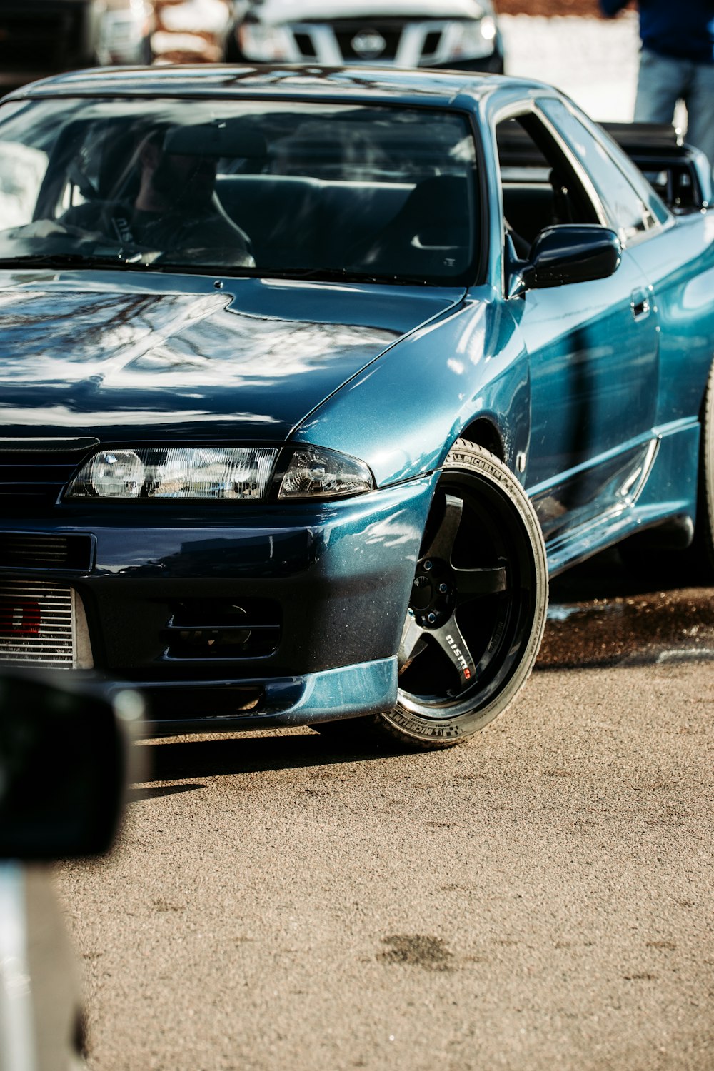 blue bmw m 3 coupe