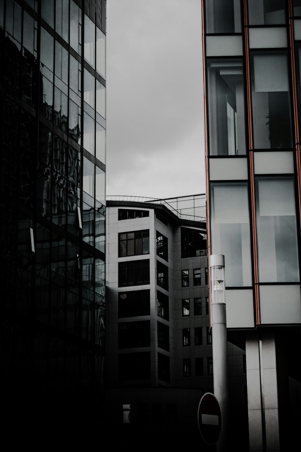 white and red concrete building