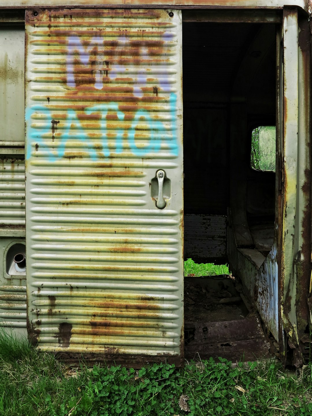 white and brown wooden door