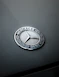 black and white round analog watch