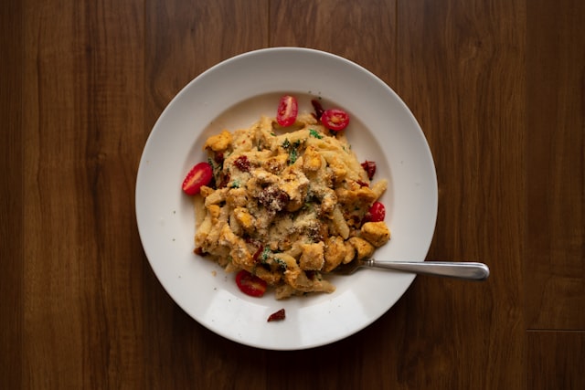 Chicken Big Mamou on Pasta