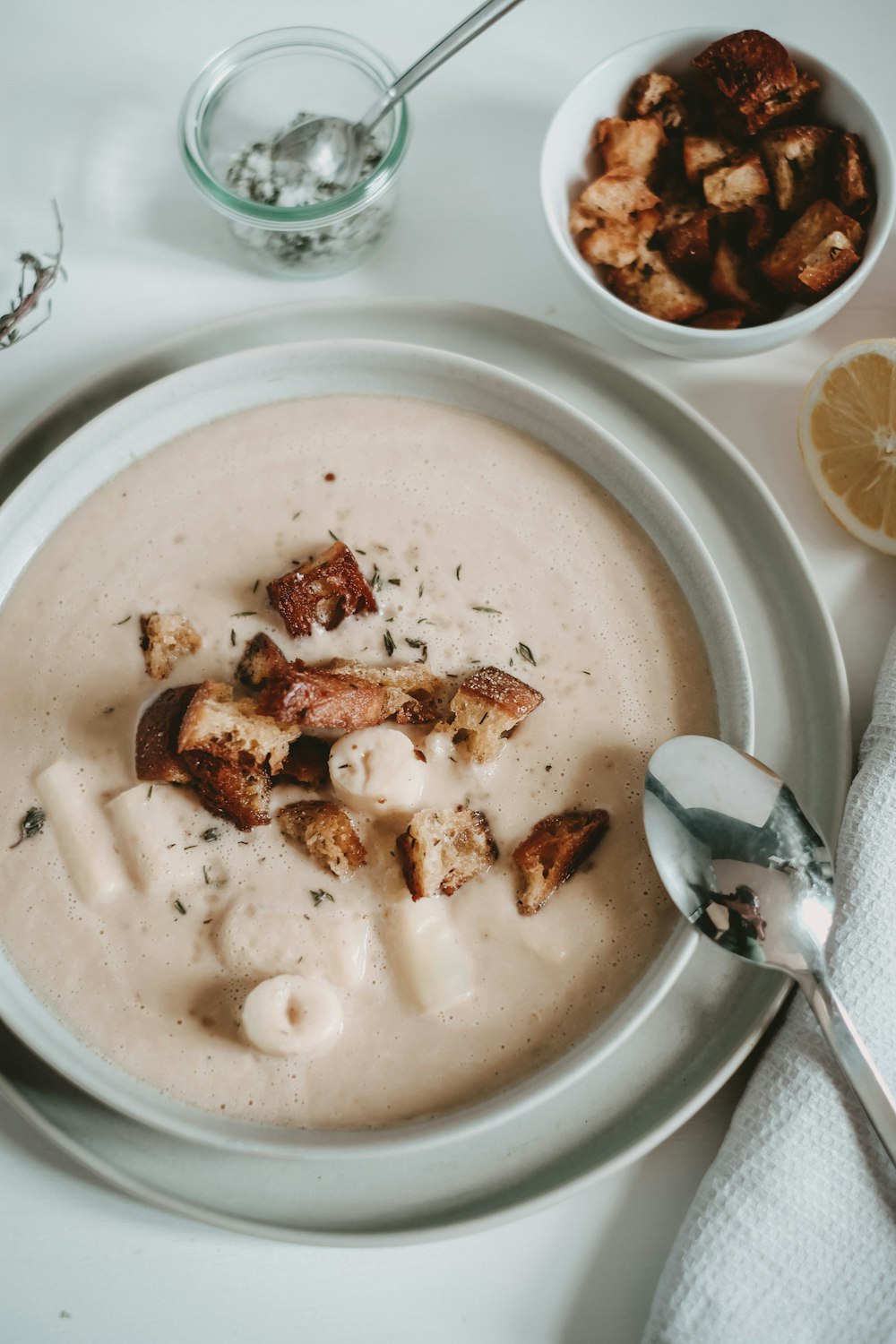 cooked food on white ceramic plate