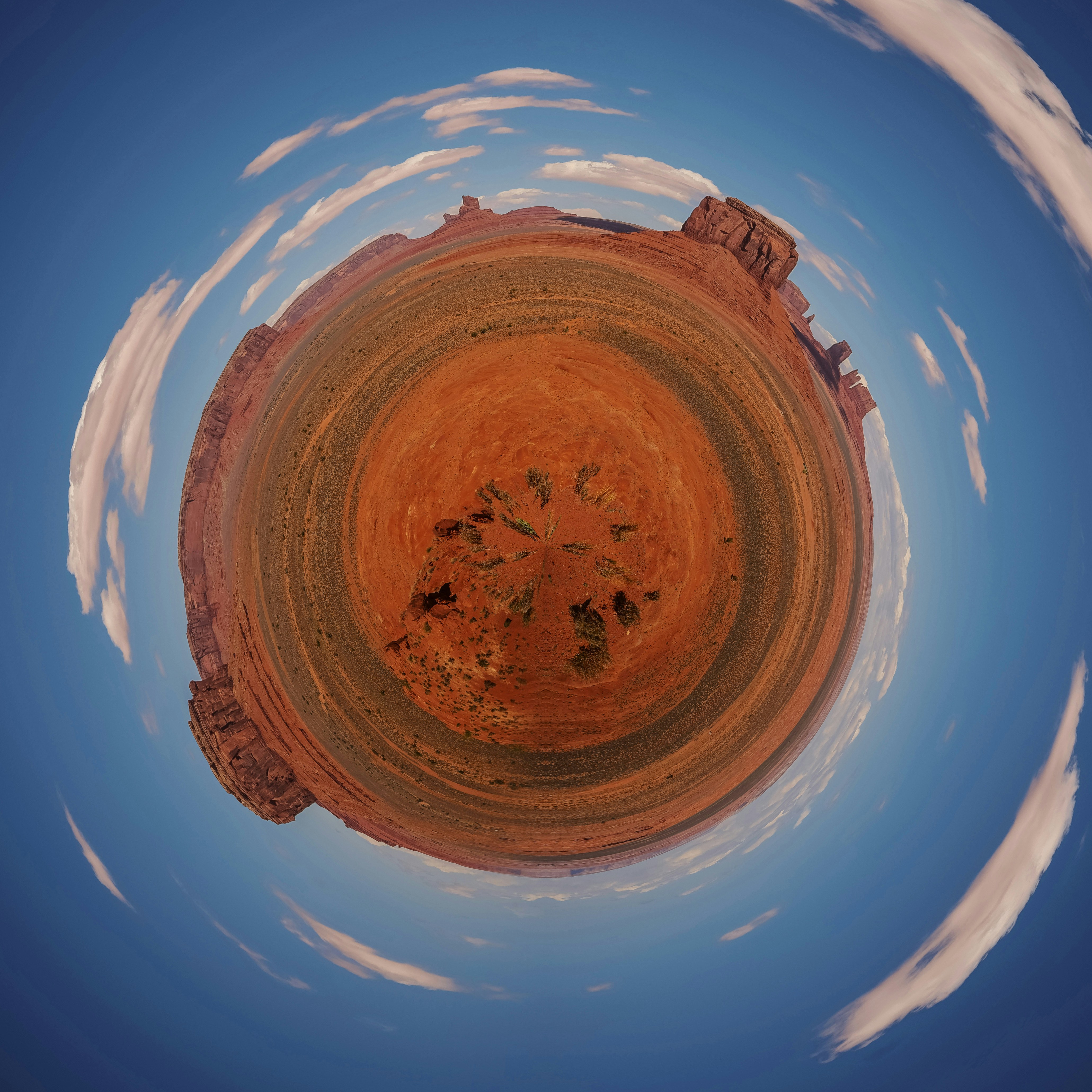 pittura astratta marrone e blu