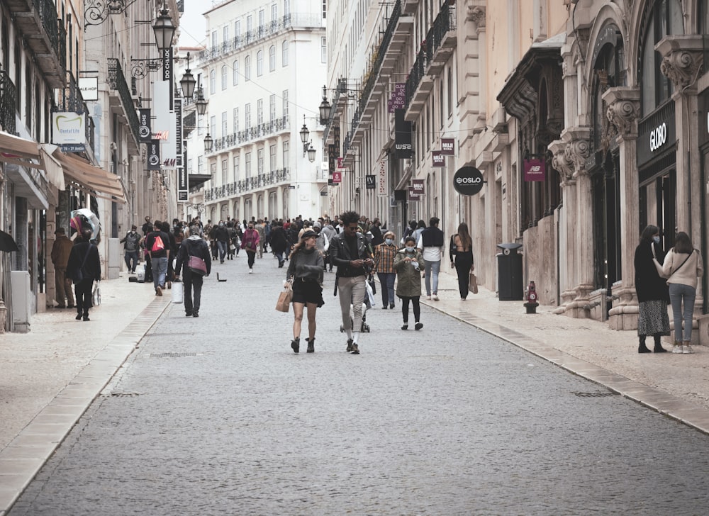 people walking on street during daytime