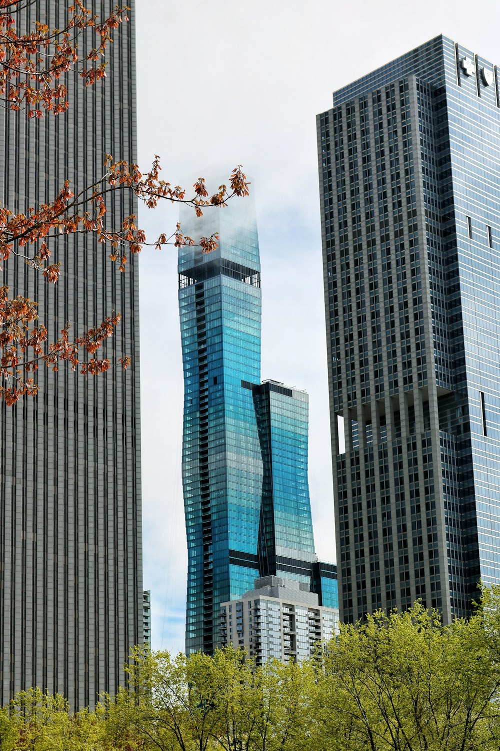 high rise buildings during daytime