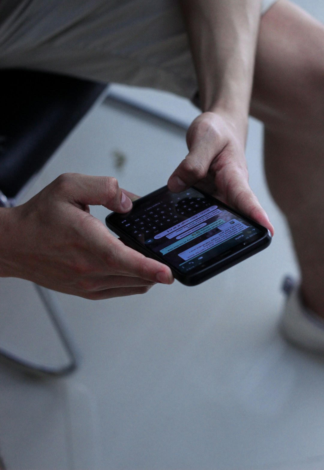 smartphone chat messages