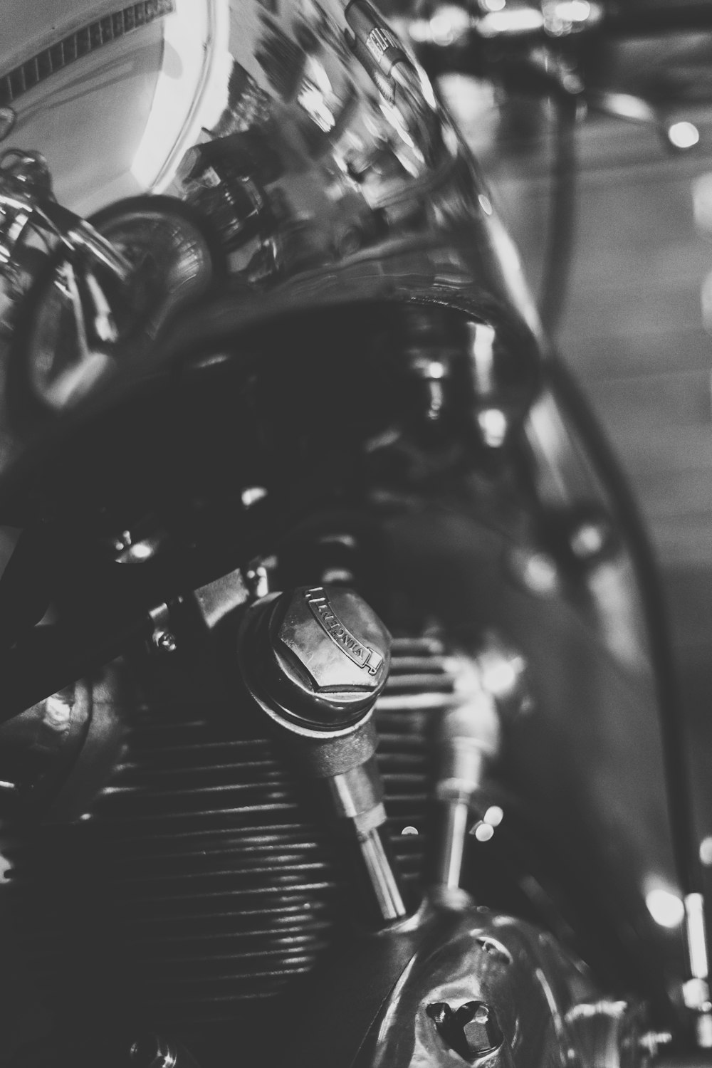 black motorcycle engine in close up photography