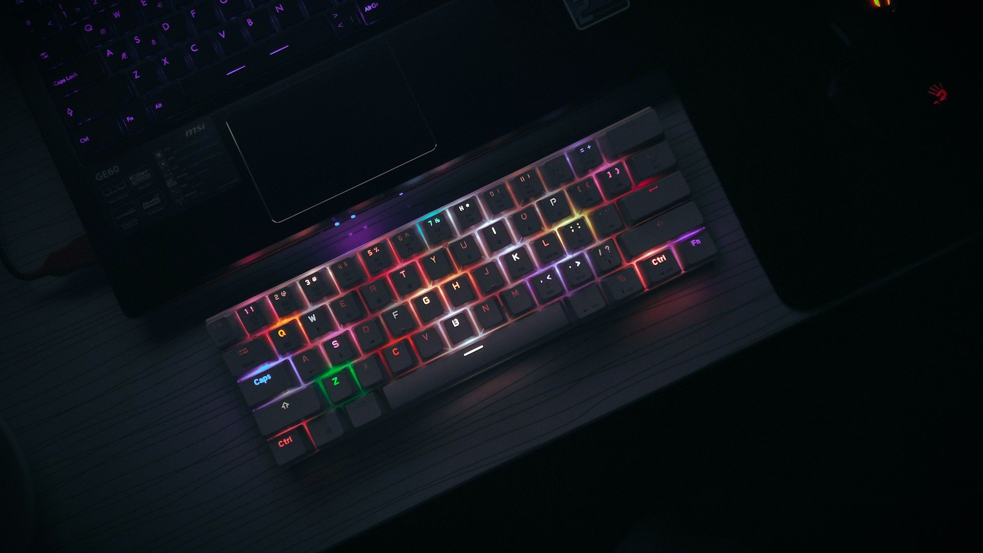 black and red computer keyboard