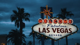 welcome to fabulous las vegas nevada signage