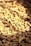 A collection of dried, irregularly shaped turmeric roots with a rough texture, illuminated by warm sunlight, creating patches of light and shadow.