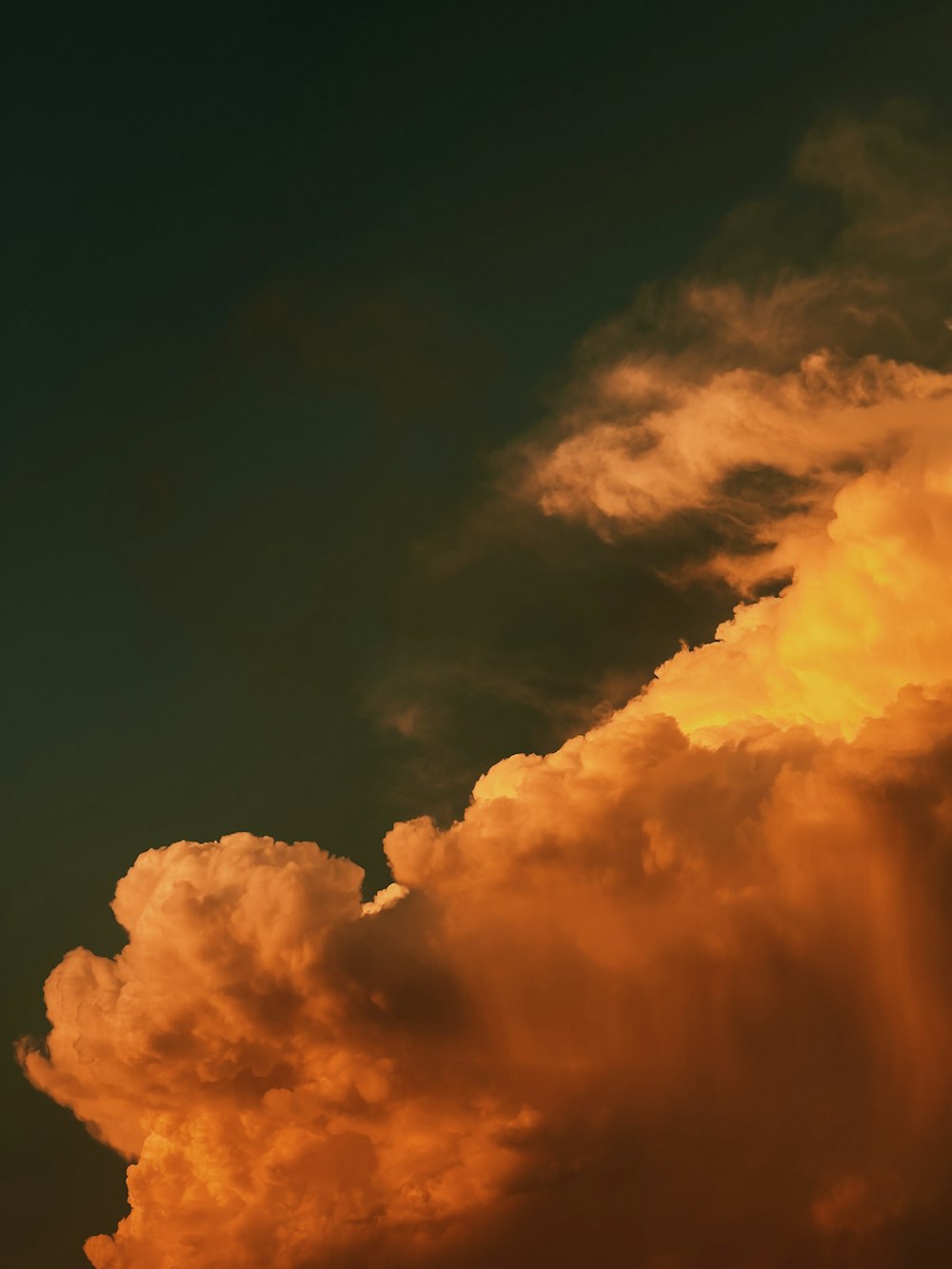 white clouds and blue sky