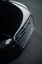 silver car with white and black license plate