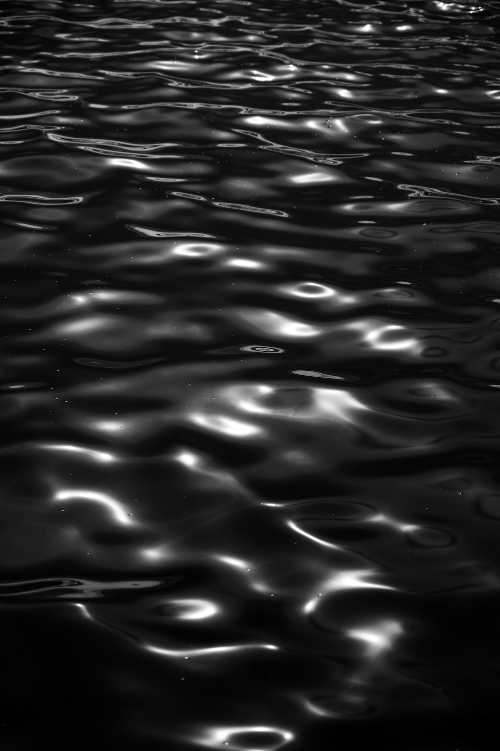 water drops on body of water