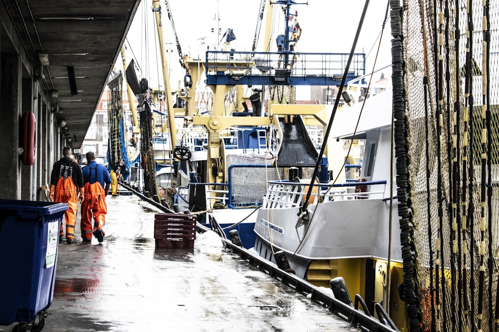 personnes dans un bateau sur l’eau pendant la journée