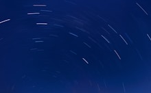 blue sky with stars during daytime