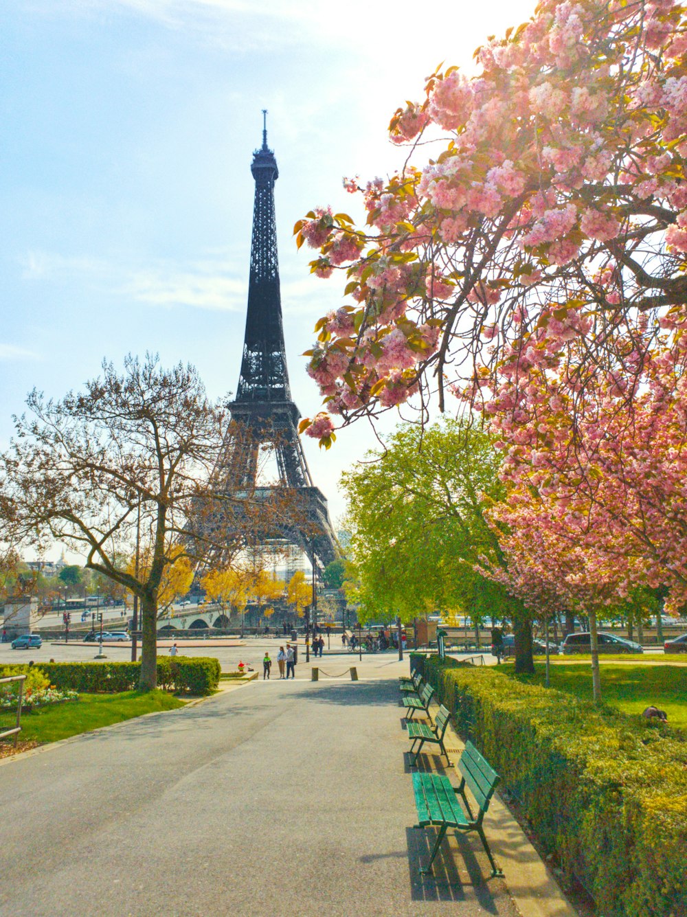 Eiffelturm in Paris, Frankreich tagsüber