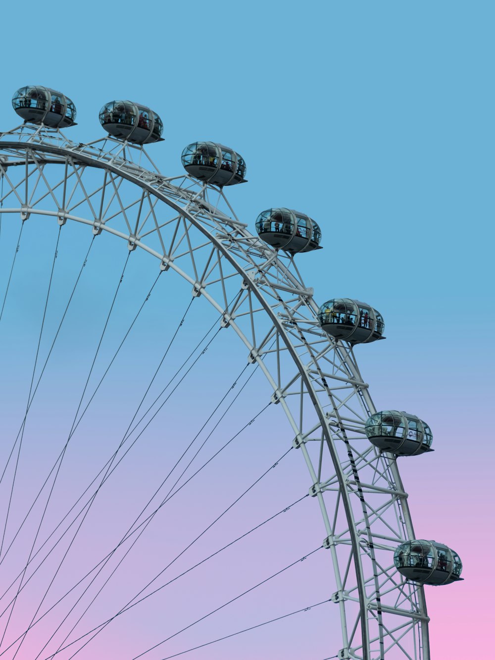 ferris wheel under blue sky during daytime