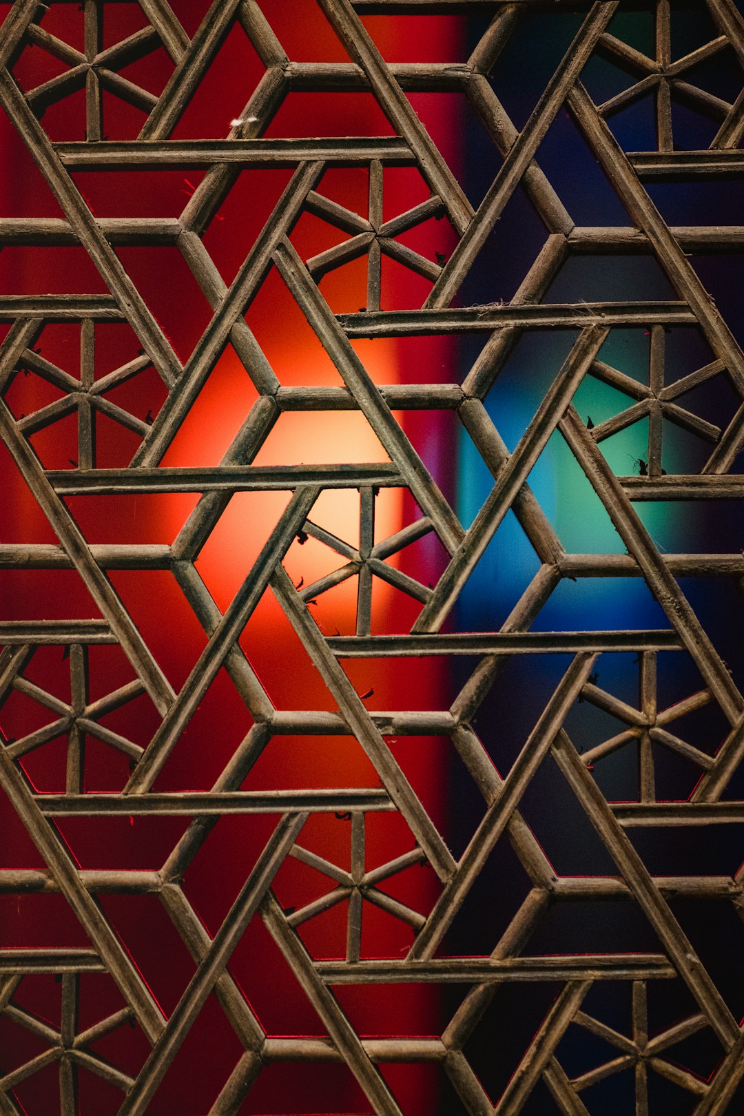 red blue and black square pattern