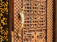 Close-up of handcrafted wooden details highlighting Kathkuni heritage craftsmanship.